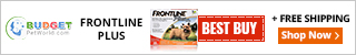 Frontline Plus is the no.1 vet recommended flea and tick treatment for canines. Easy to apply, this topical treatment combats fleas and ticks for a whole month.