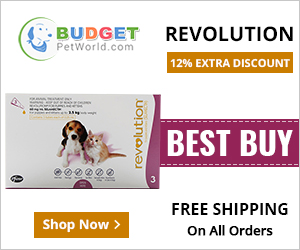 Revolution for Dogs is a revolutionary heartworm preventive from the house of Pfizer. Apart from controlling heartworm infestation, this multi-parasitic preventive kills fleas, flea eggs, flea larvae and eliminates gastrointestinal worms.