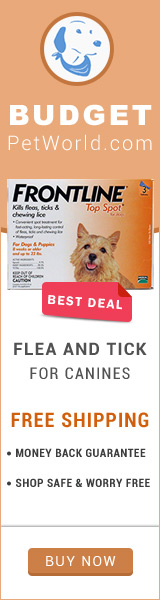 Frontline Top Spot is an effective flea and tick preventive for canines. his affordable treatment kills almost 100% fleas in 24 hours of application and takes 48 hours to eliminate 100% ticks from the dog’s body.