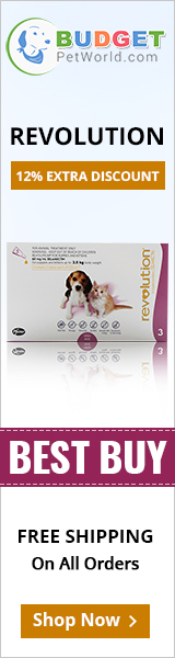 Revolution for Dogs is a revolutionary heartworm preventive from the house of Pfizer. Apart from controlling heartworm infestation, this multi-parasitic preventive kills fleas, flea eggs, flea larvae and eliminates gastrointestinal worms.