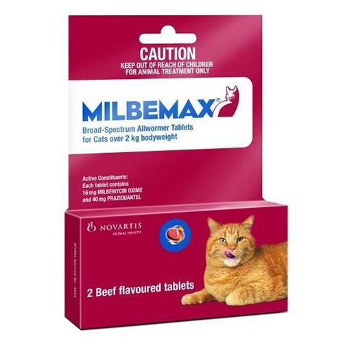Buy Milbemax Allwormer tablets for Cats
