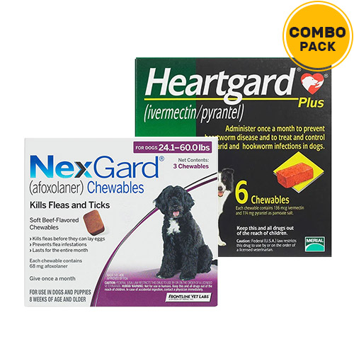 NexGard and Heartgard Plus Combo for Dogs,Heartgard Plus & Nexgard ...